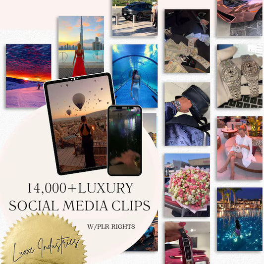 100,000 Ready-to-Post or Editable Luxury Videos